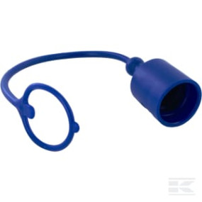Staubkappe Nv-M 1" Pvc Blau Kramp TF1B