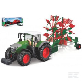 Fendt 1050 Vario mit Kreiselschwader (Bb1831665) Kramp