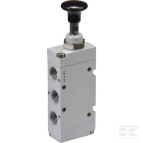 5/2-Wege-Knopfhebelventil 1/4 Kramp MAB52B14
