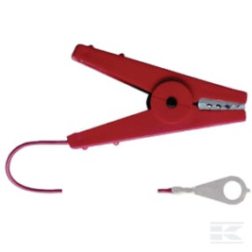 Zaunkabel M. Klemme Rot M8-Öse Kramp 44605011
