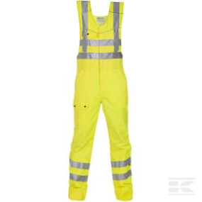 Latzhose, Erwachsener, Gr. Xs Uk:32 , Gelb, Beaverline , By Hydrowear Kramp 048461FY46