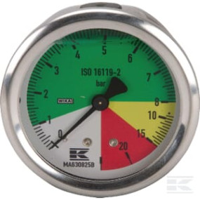 Manometer 63 1/4"Hi. Ahl-Fest Kramp MA630825B