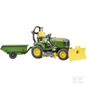 John Deere-Rasentraktor mit Anhänger Und Gärtner (U62104) Kramp
