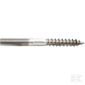 Stockschraube M12 / 12X80Mm Rundkopf, Edelstahl (Sto1280Rvs) Kramp