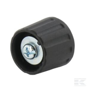 Drehknopf Ø21Mm, Achse 6Mm, Schwarz Kramp KNOP210
