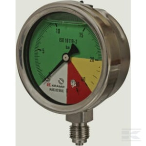 Manometer Ø63Mm 0-20-40-60 1/4" Bsp Anschluss Unten Kramp MA632060E