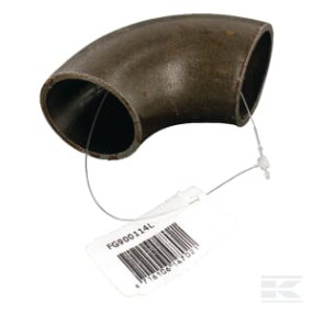 Bogen 90° Schwarz 1 1/4 Kramp FG900114L