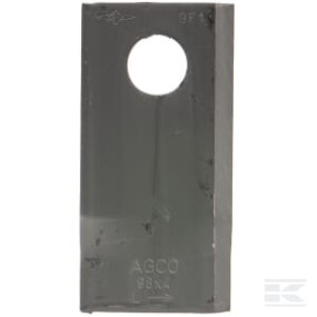 Mähmesser links 98X48X4 Mm, Bohrung Ø 19 Mm, Geeignet für Fella Kramp 121712