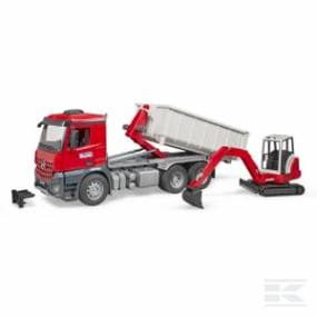 Mb Arocs Lkw mit Container Und (U03624)  Kramp U03624