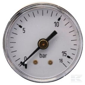 Manometer Ø40 0-16Bar ⅛" Hinten Kramp MA4016B02ST