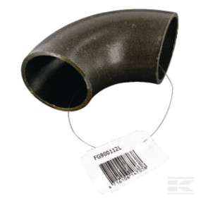 Bogen 90° Schwarz 1 1/2 Kramp FG900112L