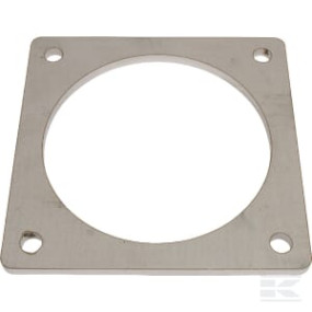 Vierkantflansch 6" V2A Kramp 6300001RVS