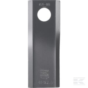 Mähmesser links 122X45X4 Mm, Bohrung Ø 18,25 Mm, Geeignet für Kuhn / Claas / John Deere / New Holland, 25Er-Packung Kramp