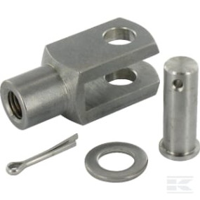 Gabelkopf M16 Rvs Kramp GM16CR