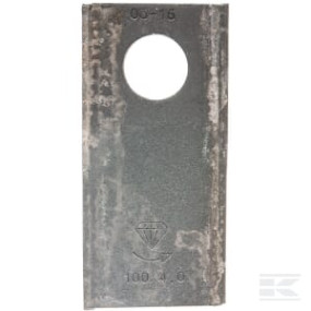 Mähmesser links 100X48X4 Mm, Bohrung Ø 21 Mm, Geeignet für Pöttinger, 25Er-Packung Kramp