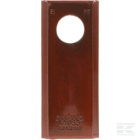 Mähmesser links / rechts 96X40X3 Mm, Bohrung Ø 19 Mm, Geeignet für Deutz Fahr / Fella / Claas / Krone / Kuhn / Niemeyer / Pöttinger / Pz, 25Er-Packung (Vf16608175Kr) Kramp