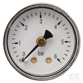 Manometer Ø40 0-6Bar ⅛" Hinten Kramp MA406B02ST
