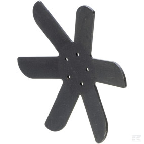 Spatenscheibe, links, 520X8 Mm, 5 Löcher Kramp