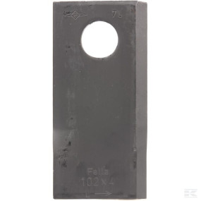 Mähmesser links 102X48X4 Mm, Bohrung Ø 19 Mm, Geeignet für Fella Kramp