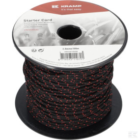 Starterseil, 2,8 Mm X 100 M, Schwarz Kramp KR0281000B