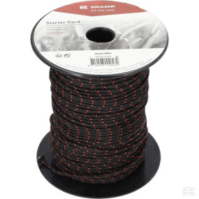 Starterseil, 3,0 Mm X 100 M, Schwarz Kramp KR0301000B