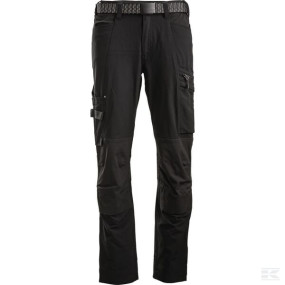 Hosen , Unisex , Xs 70-80Cm , W28-32" , Schwarz, 4 Way Stretch By Kramp KW202545001080