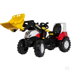 Trettschlepper, Steyr 6300 Terrus Cvt, mit Frontlader Kramp R730001