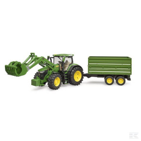 John Deere 7R mit Frontlader Und Anhänger (U03155) Kramp