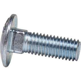 Flachrundschraube mit Vierkantansatz, 10X30, Verzinkt, 8.8 Kramp