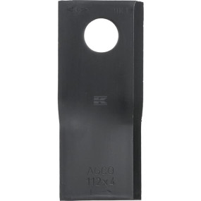 Mähmesser links 112X48X4 Mm, Bohrung Ø 19 Mm, Geeignet für Fella, 25Er-Packung Kramp