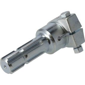 Zapfwelle Reduzierstück mit Außengewinde, 1 3/8" (6), Innengewinde 40 Mm mit Klemmschraube Kramp