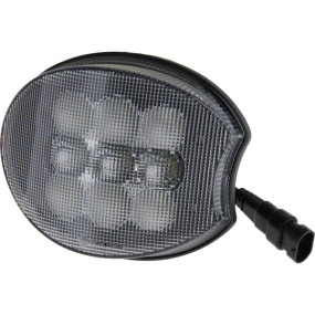 Eck-Arbeitsscheinwerfer Led, rechts, 45W 4500Lm, 160X127X67Mm, Schwarze Blende, H9-Stecker, Combo, Passend für John Deere (La10640Right) Kramp