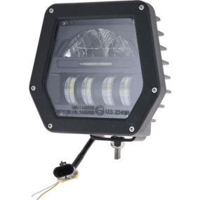 Scheinwerfer Led, 40/70W, Quadratisch, 10/30V, 181X173X97Mm, Delphi Stecker, Fernlicht/Abblendlicht, Symmetrisches Licht, Geeignet für John Deere (La80075) Kramp