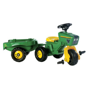 John Deere Dreirad mit Soundlenkrad Und Anhänger (R05276) Kramp