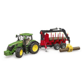 John Deere 7R 350 mit Anhänger für Baumstämme (U03154) Kramp