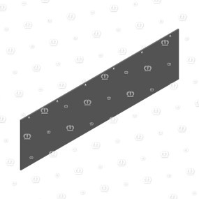 Gummiplatte Krone 2174590