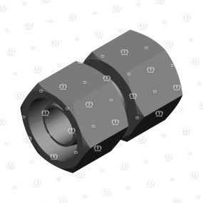 Doppelnippel L18 Krone 2307470