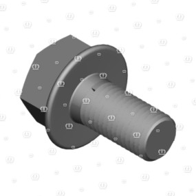 6Kt-Schraube Flansch&Sperr M8 X 16 Krone 9002551