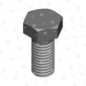 6Kt-Schraube M12 X 25 Krone 9006550