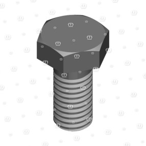 6Kt-Schraube M10 X 20 Krone 9008160