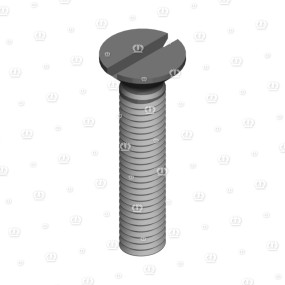 Senkschr.m.schlitz M5X25 Krone 9040340