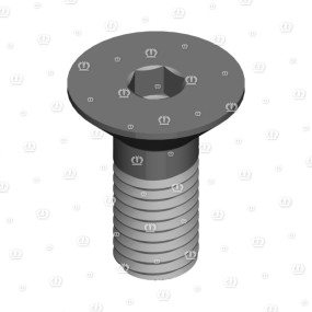 Senkschraube I-6Kt M10 X 25 Dt Krone 9040453