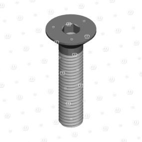 Senkschraube I-6Kt M12X55 Zn8 08.8 Krone 9040682