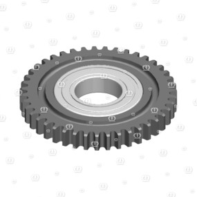 Stirnrad M.lager Z=43 Krone 2530330