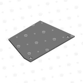 Gummiplatte 4X135X180 Krone 2628720