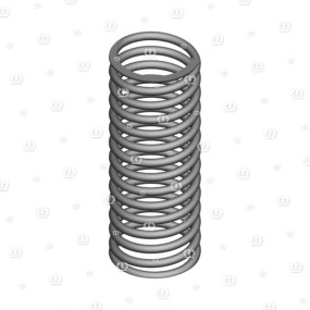 Druckfeder 2X19X55 Krone 3372563