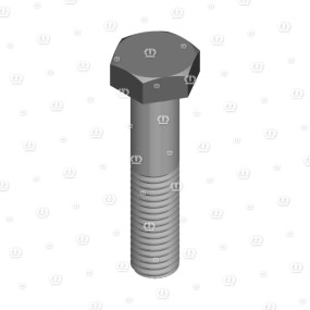 6Kt-Schraube M10 X 45 Krone 9010612