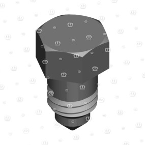 6Kt-Schraube M10 X 16 Krone 9024020