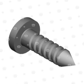 Linsen-Blechschraube 3,5X13 Zlü Krone 9068100