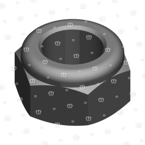 Sicherungsmutter Niedr.form M6 Zn8 Krone 9087041